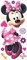 RoomMates-Minnie Mouse Bow-tique Giant Peel and Stick Wall Decal